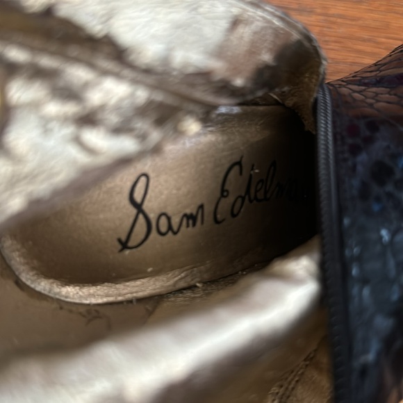 Sam Edelman Knee High Snakeskin Boots - Picture 6 of 6